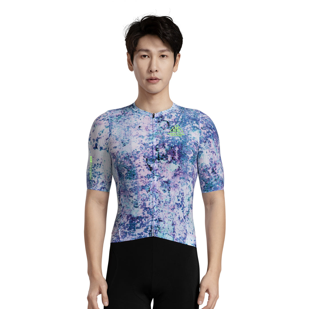 CHUNCAI Men's Level Pro Air Short Sleeve Jersey Light Purple DCCM250102