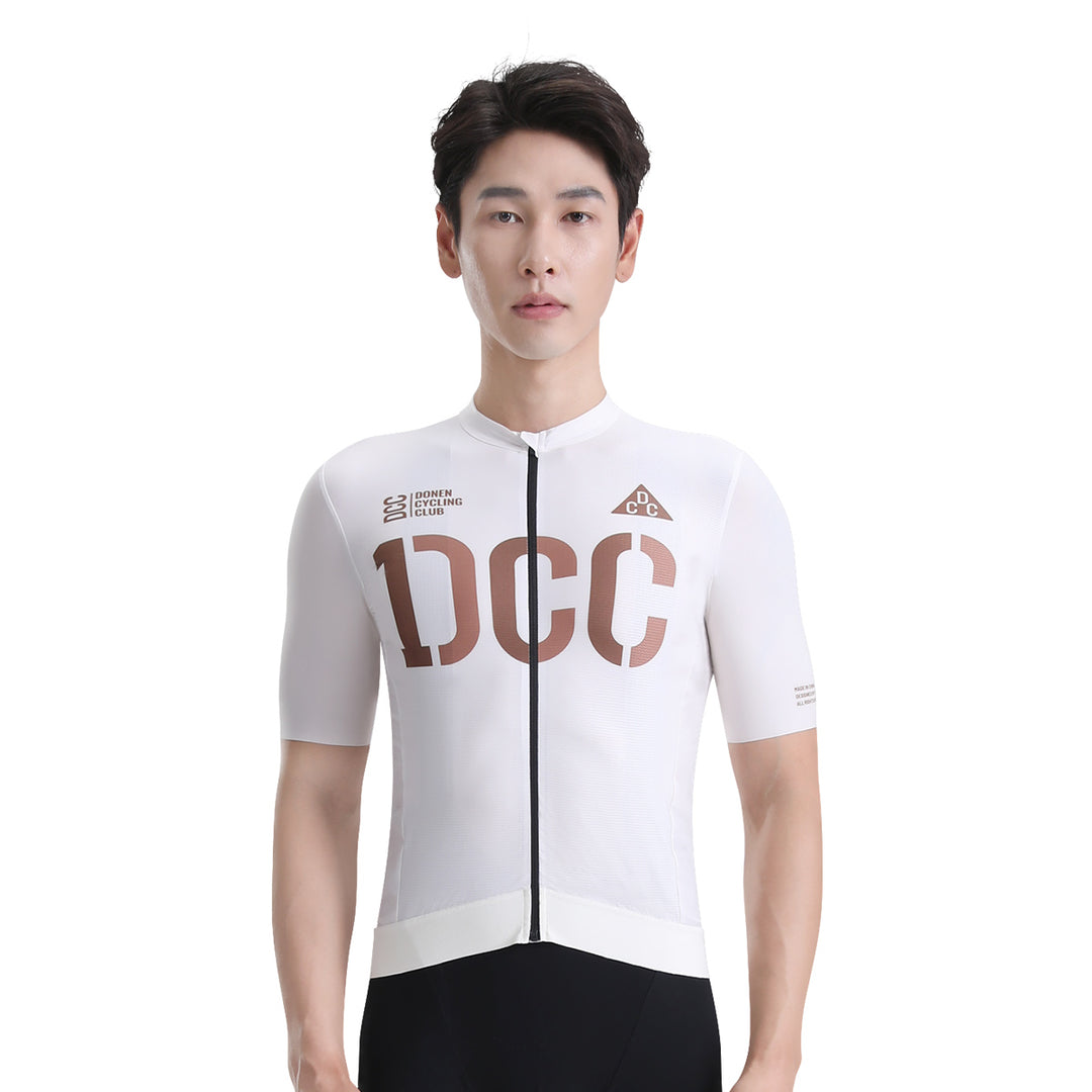 ZHIYUAN Men's Pro SS Jersey Beige DCCM240413