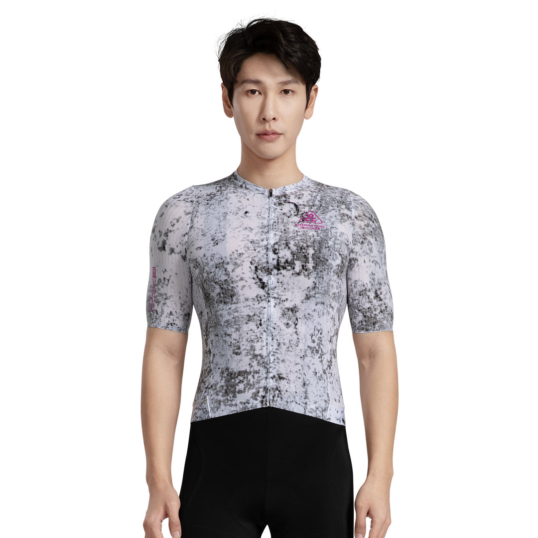 CHUNCAI Men's Level Pro Air Short Sleeve Jersey Light Grey DCCM250102