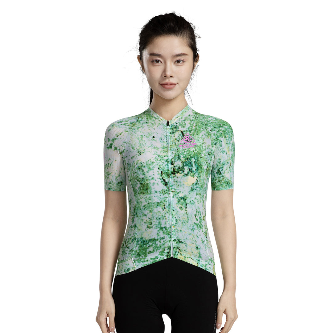 CHUNCAI Women's Level Pro Air Short Sleeve Jersey Light Green DCCF250102