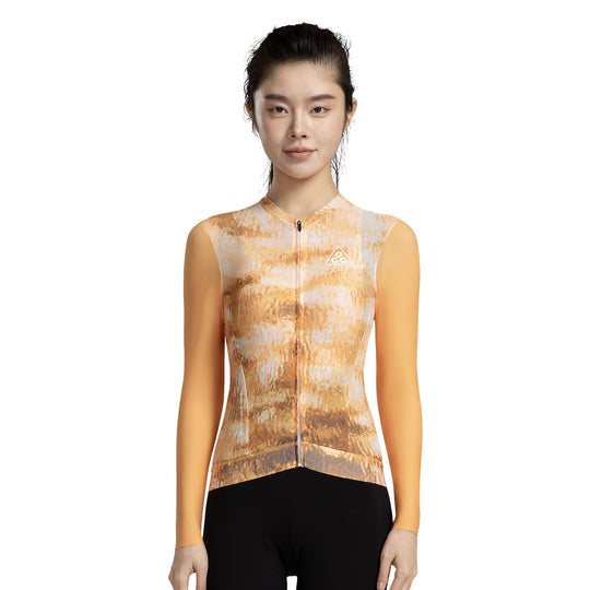LIYUN Women's Level Pro Air Long Sleeve Jersey Ezi Orange DCCF250107