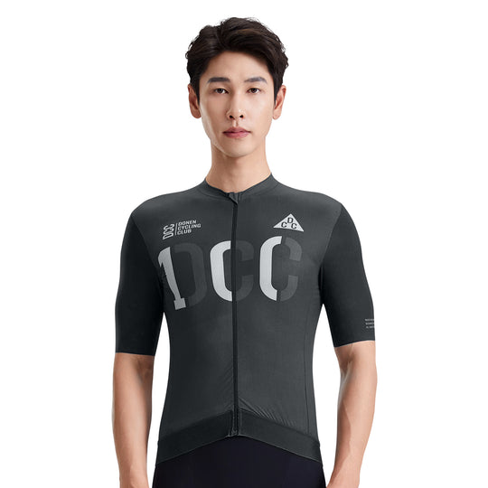 ZHIYUAN Men's Pro SS Jersey Grey DCCM240413