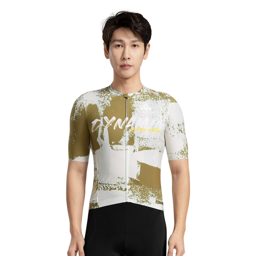 ART BRUSH Men's Level Pro Air Short Sleeve Jersey Dark Brown DCCM250104