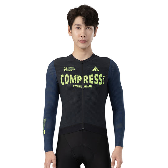 COMPRESS Men's Elite LS Jersey Black DCCM240619