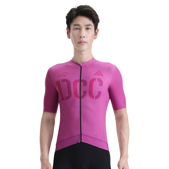 ZHIYUAN Men's Pro SS Jersey Purple DCCM240413