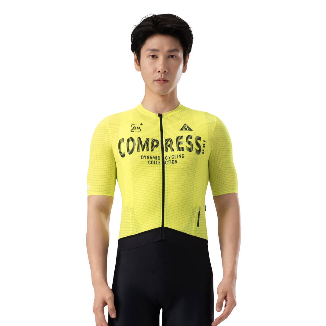 COMPRESS Men's Elite SS Jersey Yellow DCCM240929