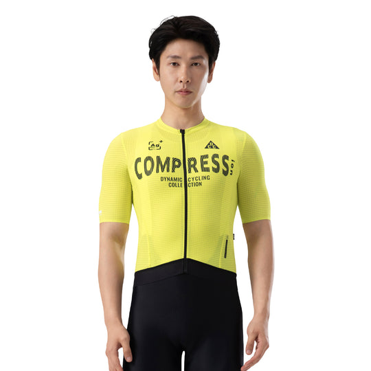 COMPRESS Men's Elite SS Jersey Yellow DCCM240929