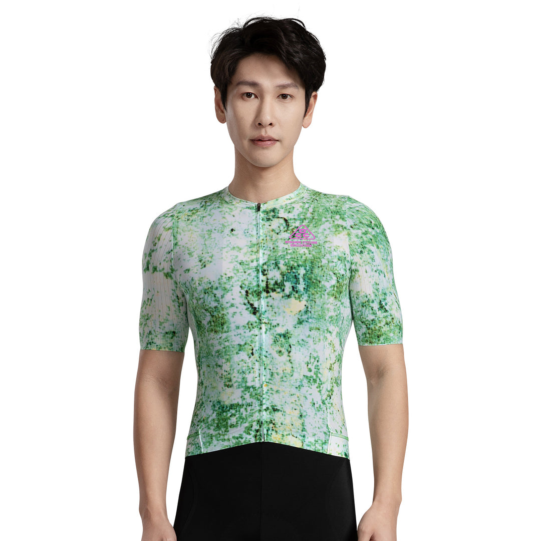 CHUNCAI Men's Level Pro Air Short Sleeve Jersey Light Green DCCM250102