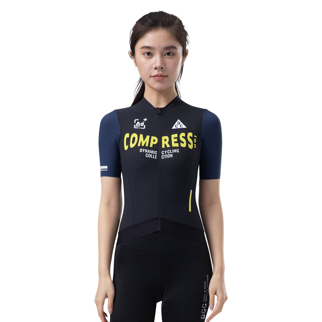 COMPRESS Women's ELITE SS Jersey Dark Blue DCCF240929