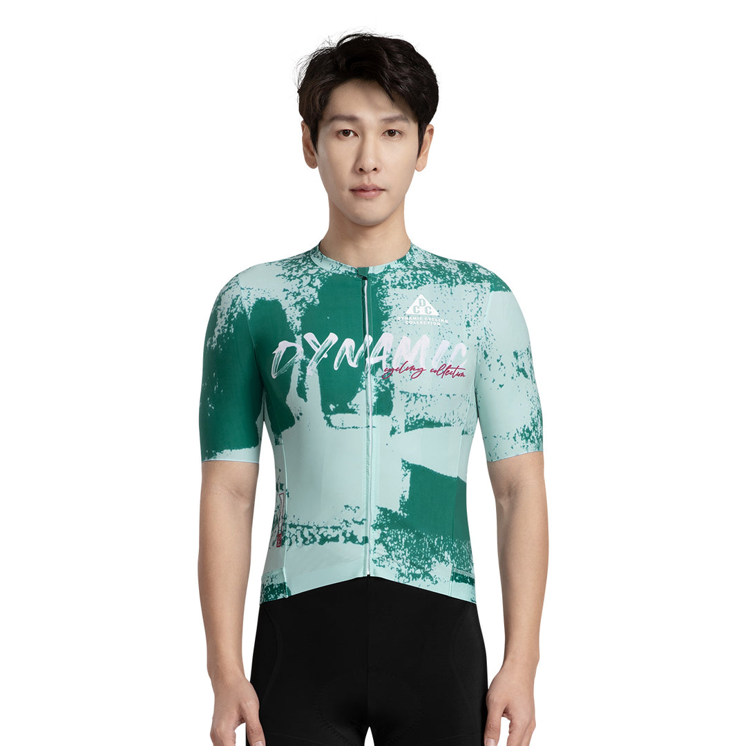 ART BRUSH Men's Level Pro Air Short Sleeve Jersey Dark Green DCCM250104