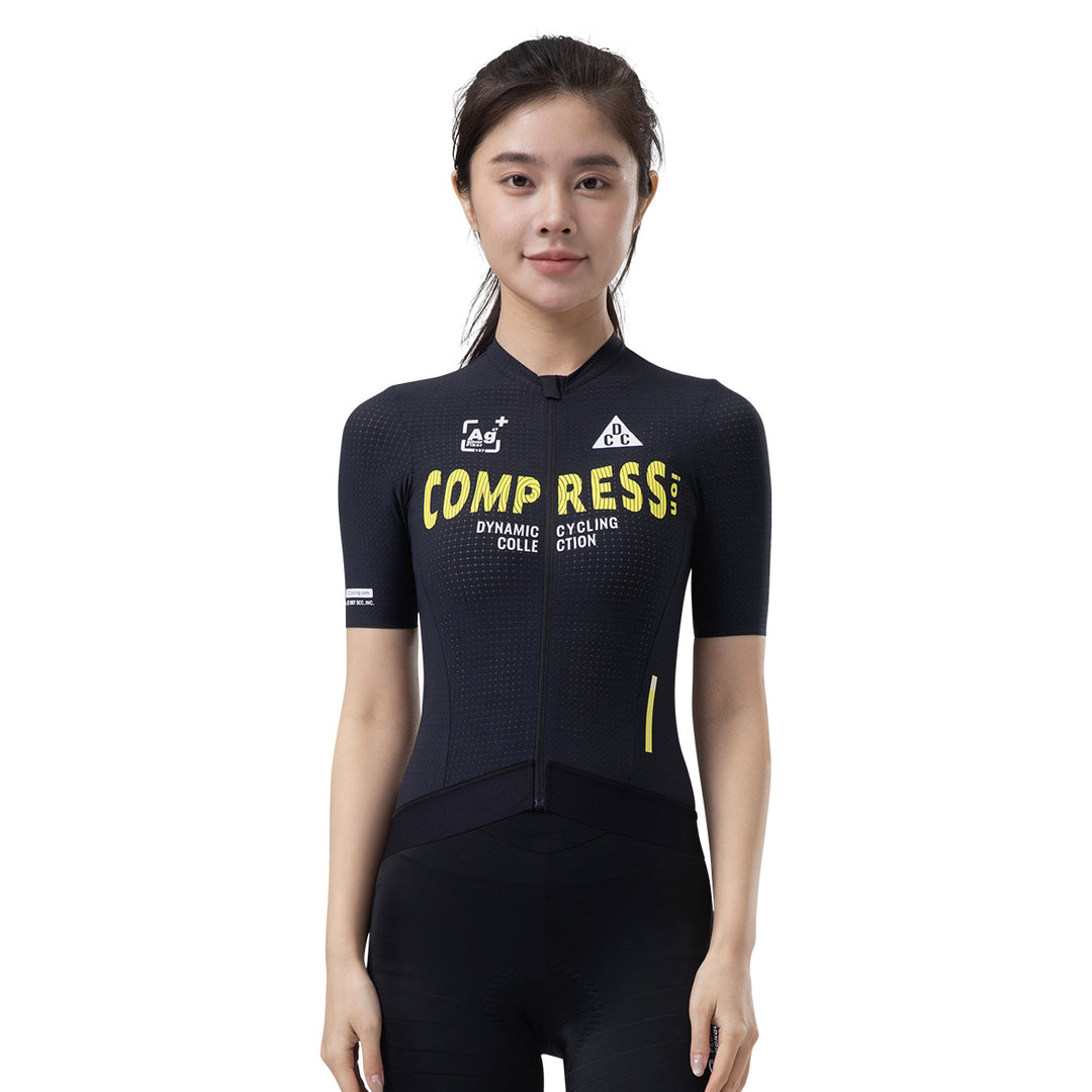 COMPRESS Women's ELITE SS Jersey Black DCCF240929