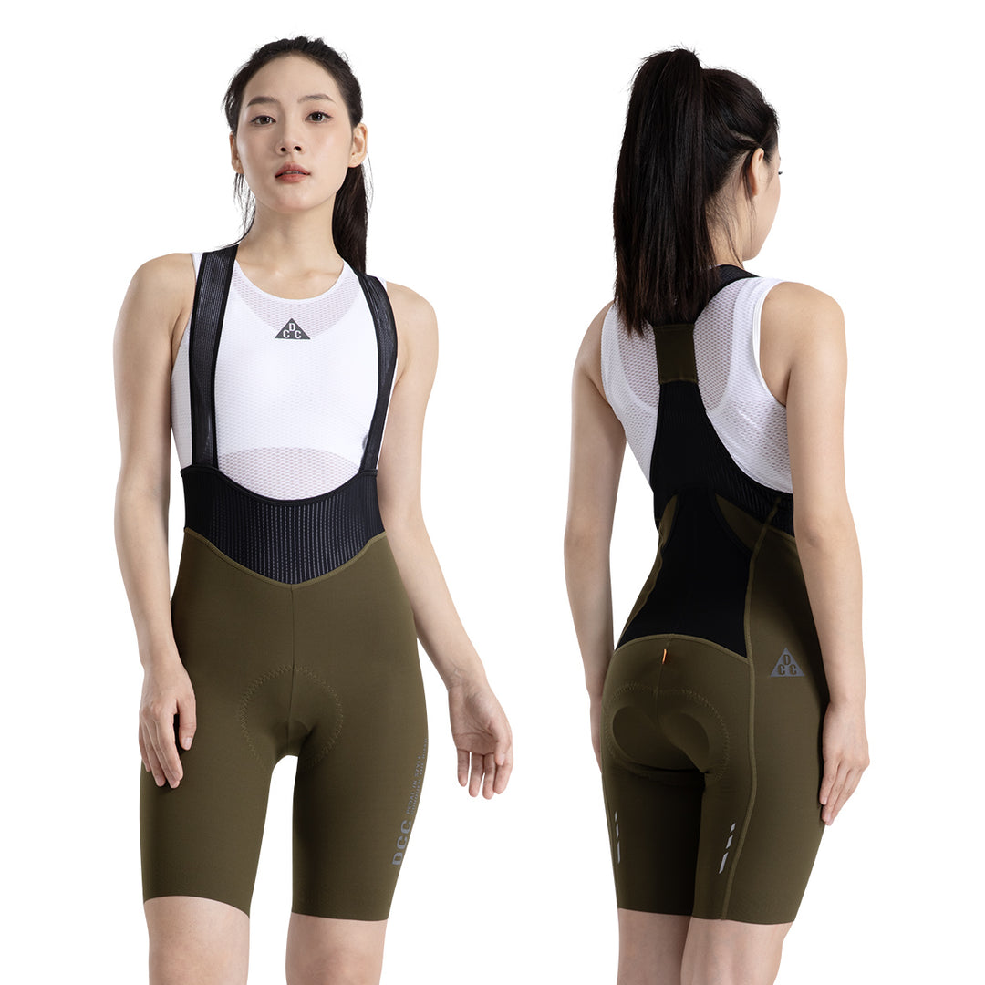 Ascend Bib Shorts Army Green DCCW240521