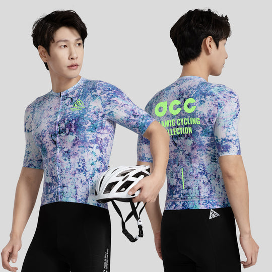 CHUNCAI Men's Level Pro Air Short Sleeve Jersey Light Purple DCCM250102