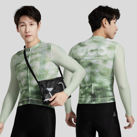 LIYUN Men's Level Pro Air Long Sleeve Jersey Purple DCCM250109