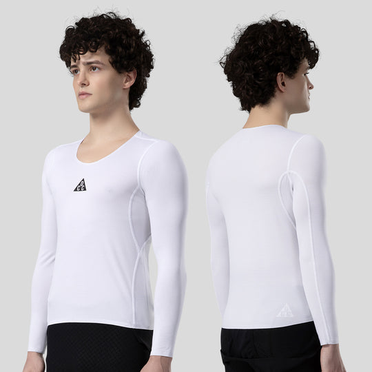 Carbon-X Base Layer LS Tee White DCCM250612