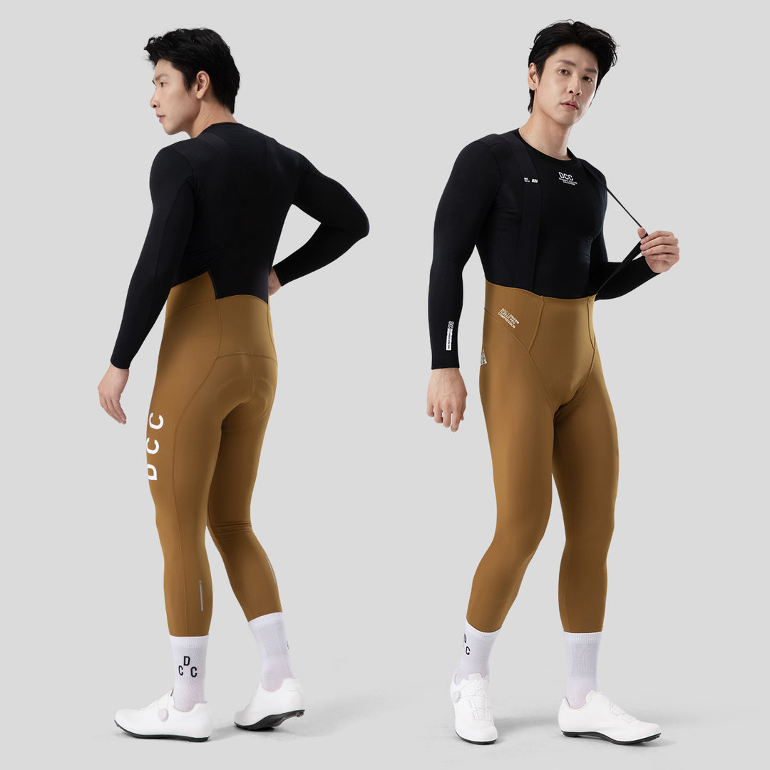 LINGYUE Winter Bib Tights for Men Navy Blue DCCT250215