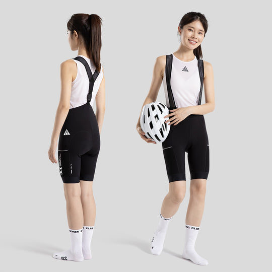 Women FIDLOCK Bib Shorts Red DCCW240523