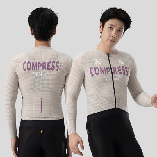 COMPRESS Men's Elite LS Jersey Black DCCM240619