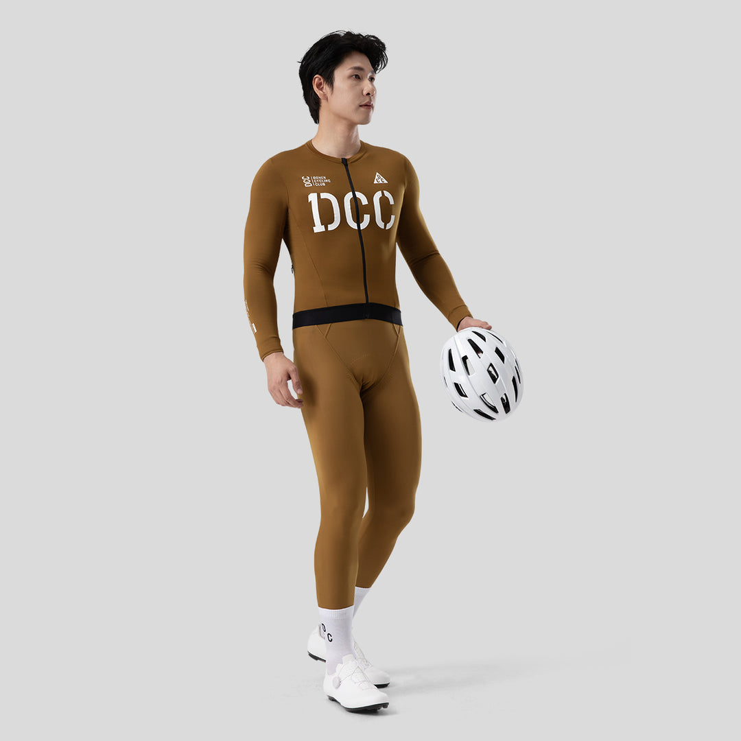 LINGYUE Winter Bib Tights for Men Navy Blue DCCT250215