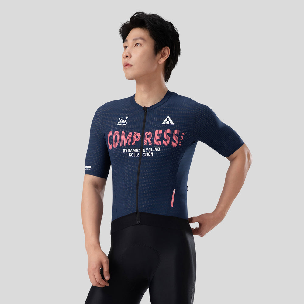 COMPRESS Men's Elite SS Jersey Blue DCCM240929