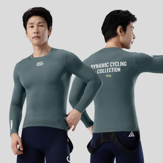 Merino Wool Thermal Base Layer LS Tee  Royal Blue Complex DCCM250111
