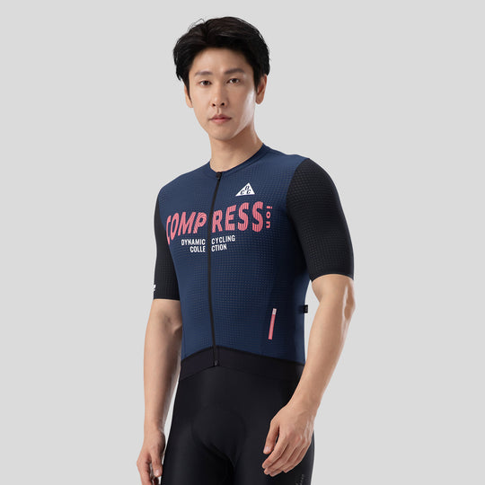 COMPRESS Men's Elite SS Jersey Blue DCCM240929
