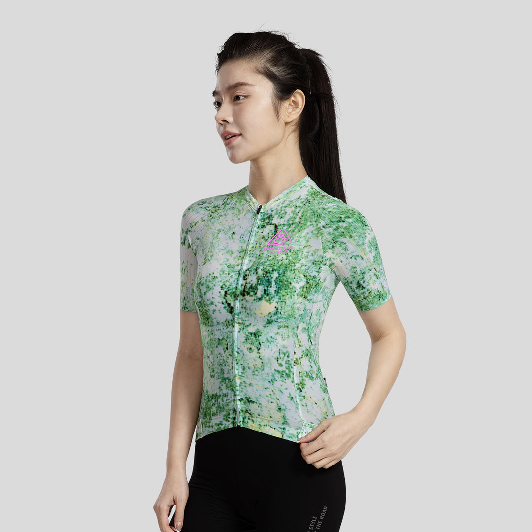 CHUNCAI Women's Level Pro Air Short Sleeve Jersey Light Green DCCF250102