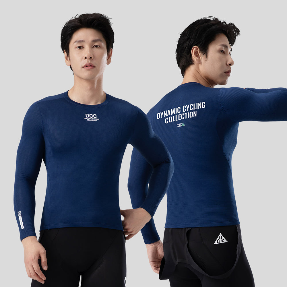 Merino Wool Thermal Base Layer LS Tee  Royal Blue Complex DCCM250111