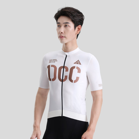 ZHIYUAN Men's Pro SS Jersey Beige DCCM240413