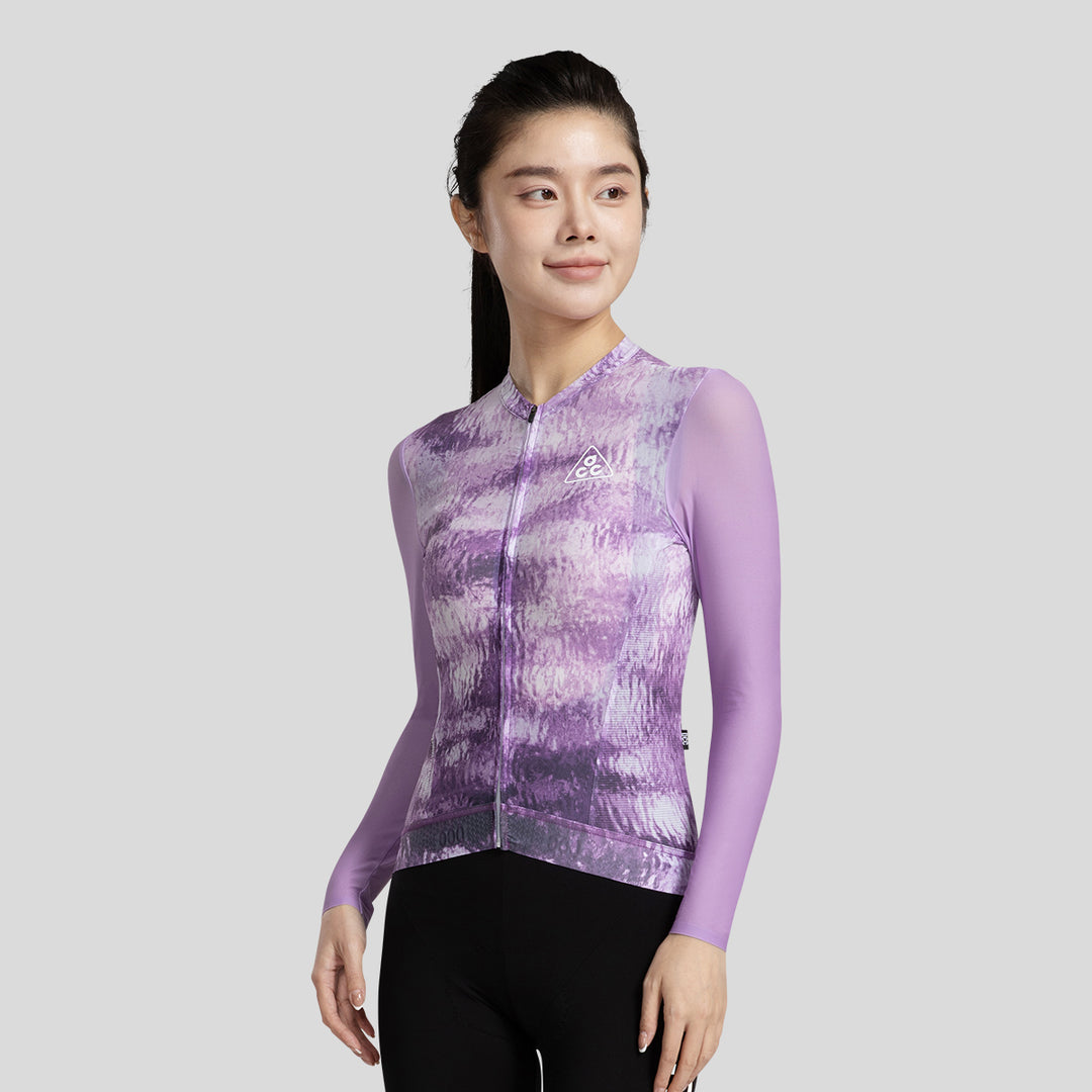 LIYUN Women's Level Pro Air Long Sleeve Jersey Ezi Orange DCCF250107