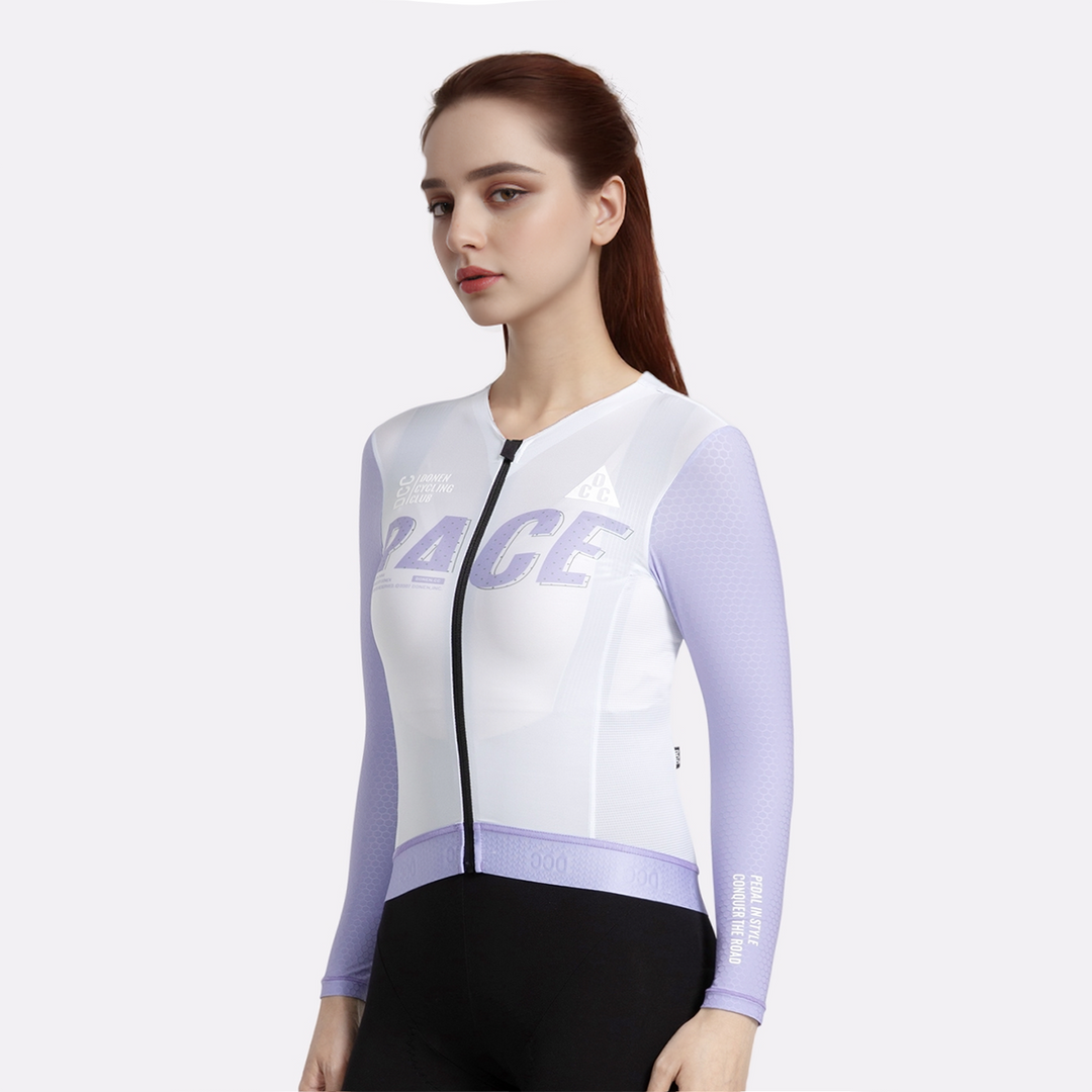 Elite Level Pro AIR LS Jersey Light Purple DCCF240801