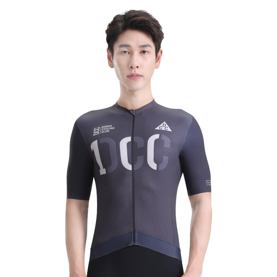 ZHIYUAN Men's Pro SS Jersey Grey DCCM240413