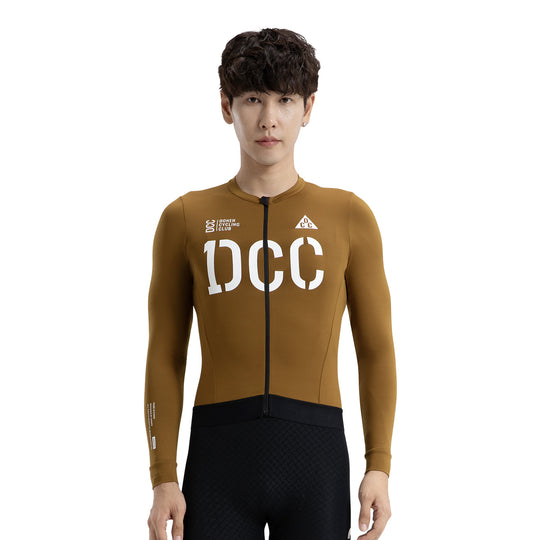 FengRong Thermal LS Cycling Jersey Dark Brown DCCM240717