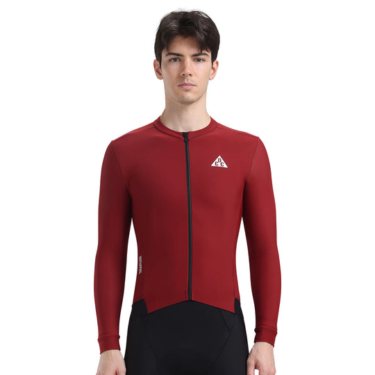 LINGYUE Men's Essential  LS Jersey Wine Red DCCM250513