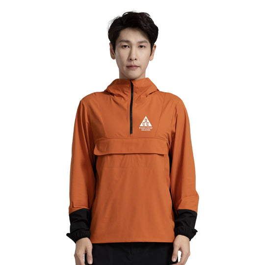 LIYING Csual Windbreaker Jacket for Men Brown DCCM250115
