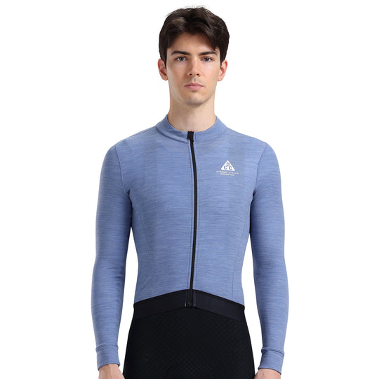 Merino Wool Men's LS Jersey DCCM250114 Blue