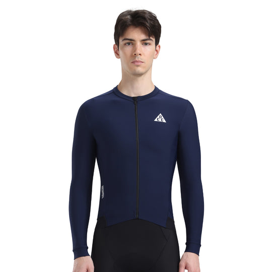 LINGYUE Men's Essential  LS Jersey Navy Blue DCCM250513