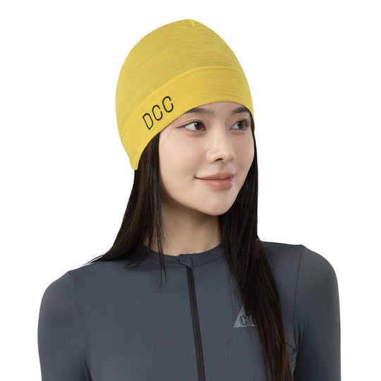 Merino Wool Hat Yellow DCCA240923