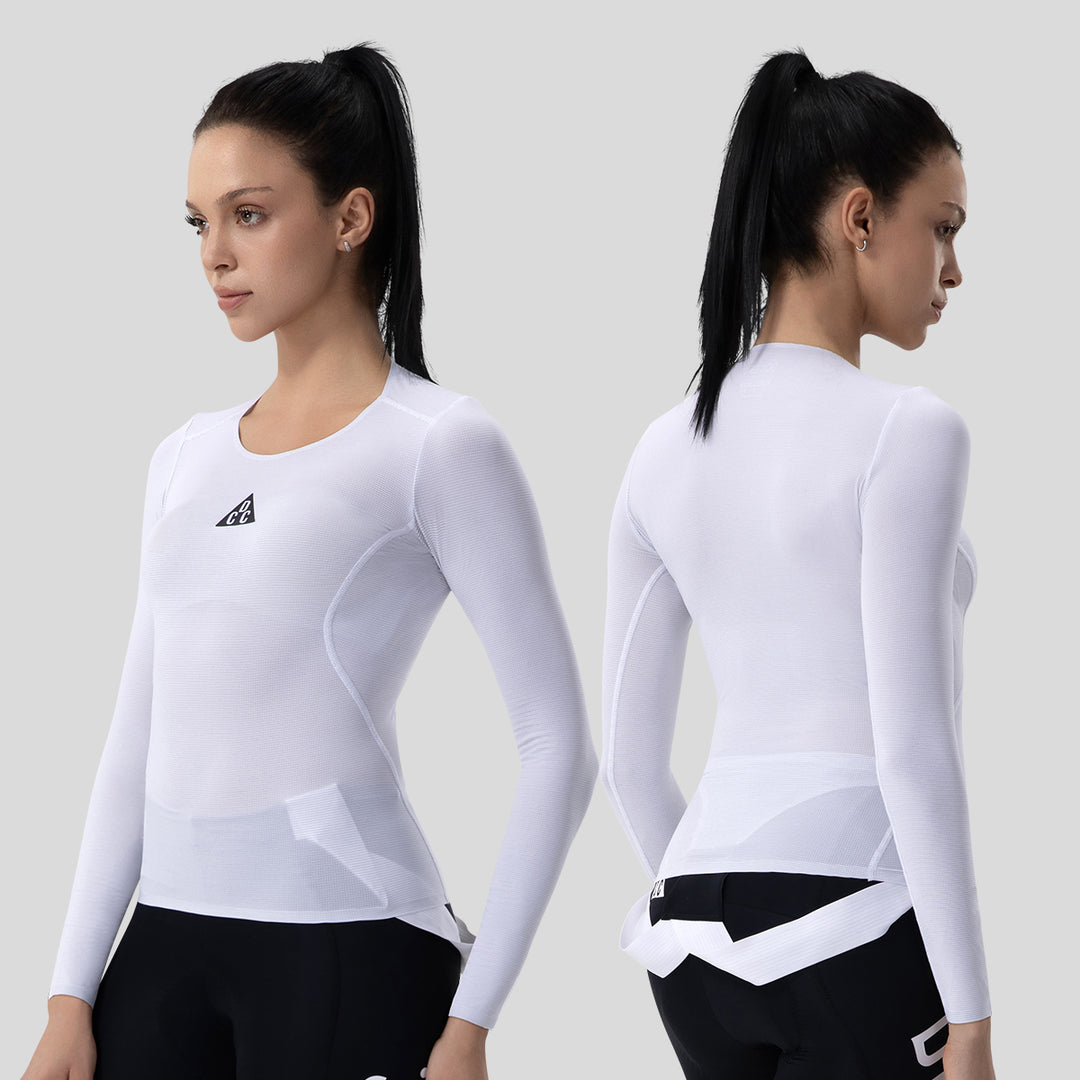 Carbon-X Base Layer LS Tee White DCCF250613
