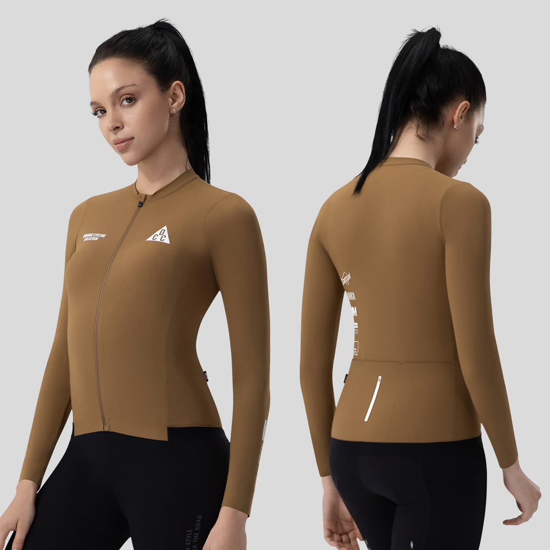 QINGCHUAN LS Jersey Brown DCCF250902