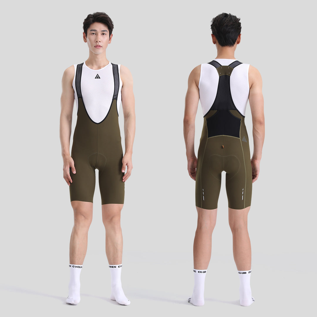 Ascend Bib Shorts Brownish Red DCCT240430