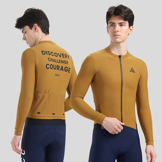 LINGYUE Men's Essential  LS Jersey Army Green DCCM250513