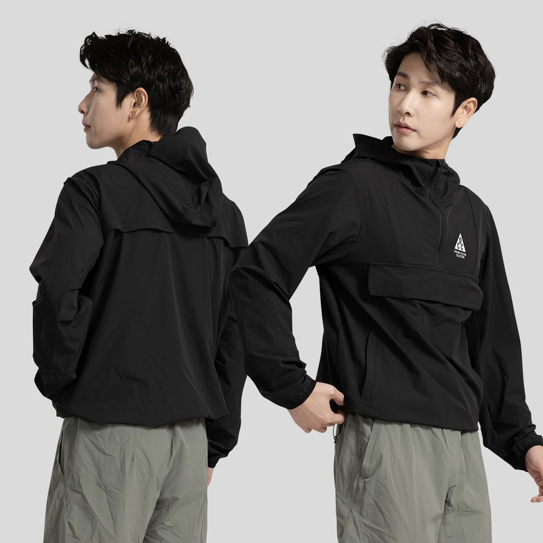 LIYING Csual Windbreaker Jacket for Men Brown DCCM250115