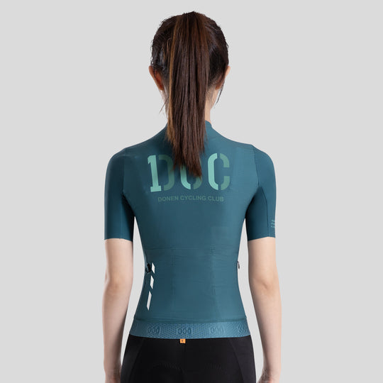 Women's ZHIYUAN  Pro SS Jersey Dark Green DCCF240413