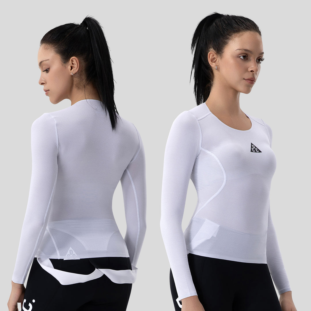 Carbon-X Base Layer LS Tee White DCCF250613