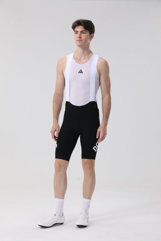 Double thread jacquard Bib Shorts Black DCCT260403