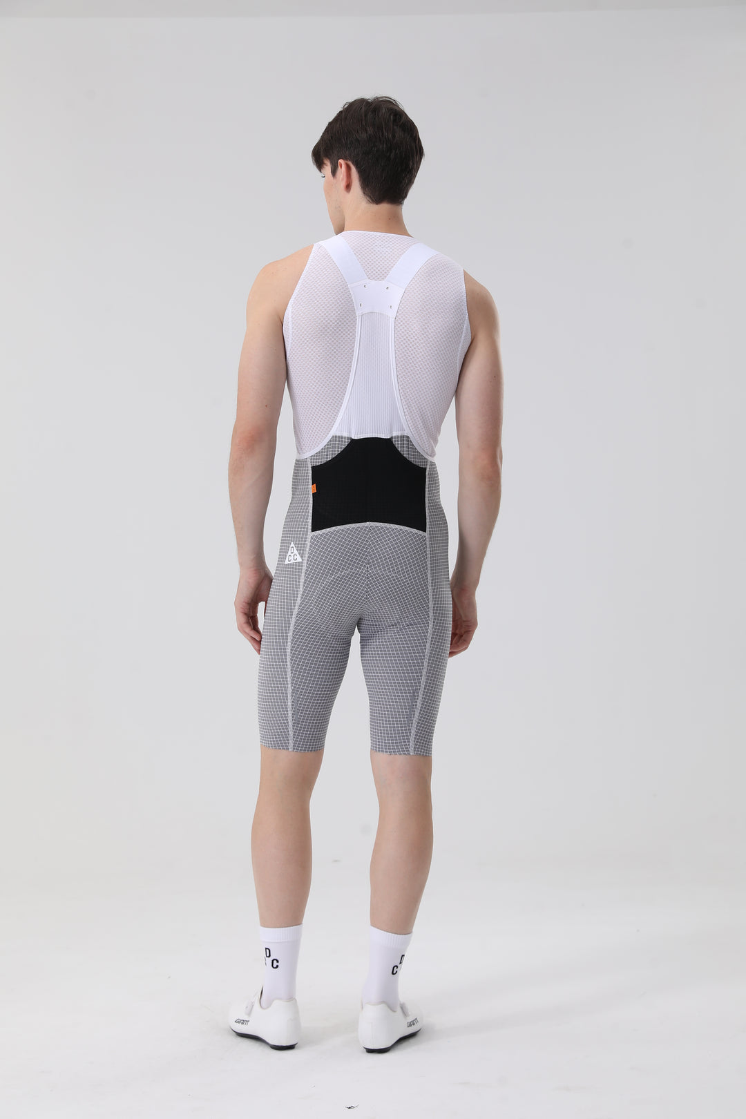 Retro Grid Bib Shorts Cold Grey DCCT260401