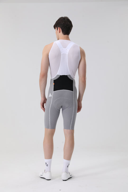 Retro Grid Bib Shorts Cold Grey DCCT260401