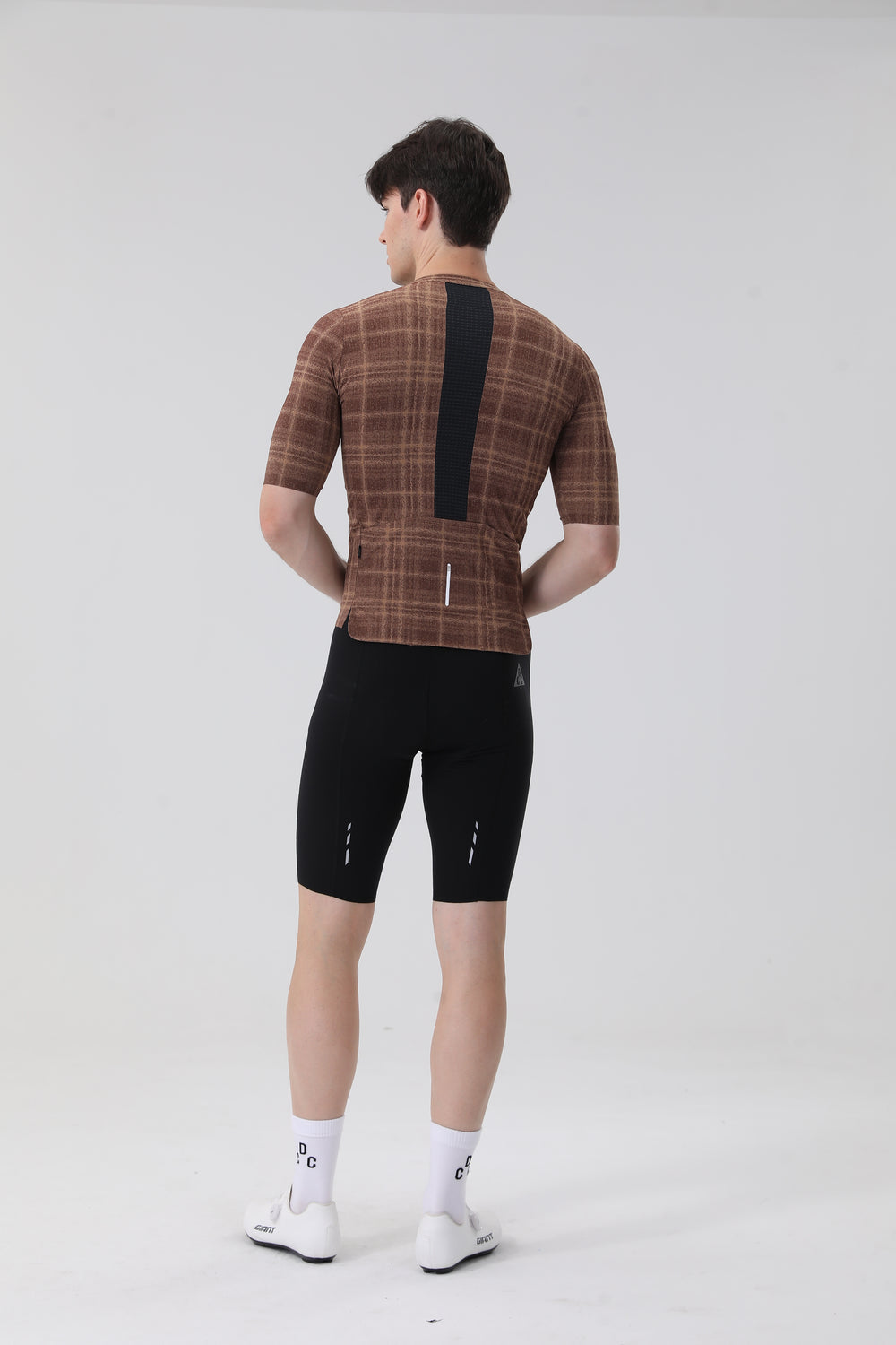 Retro Grid Up-road SS Jersey Chocolate Brown DCCM260409