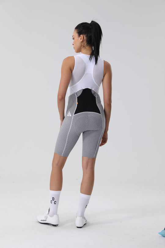 Retro Grid Bib Shorts Cold Grey DCCW260402